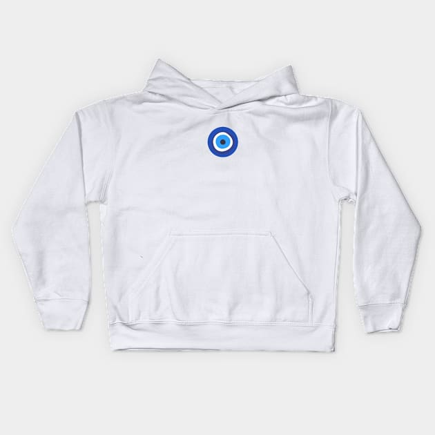 evil eye Kids Hoodie by carleemarkle